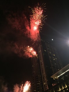 Fireworks from Eureka, NYE 2014
